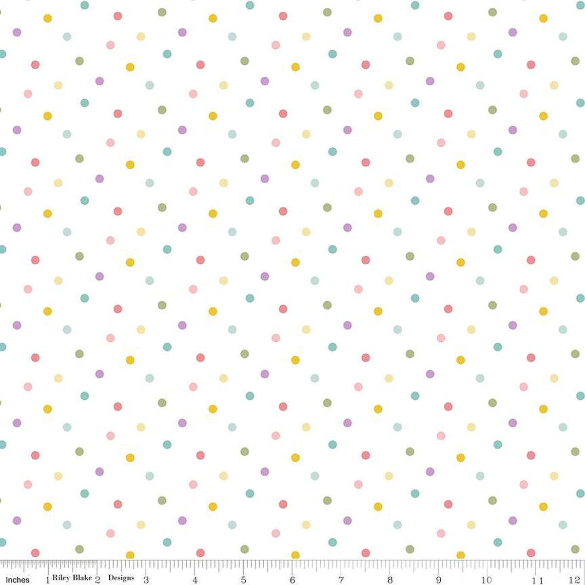 Bunny Trail Dots White