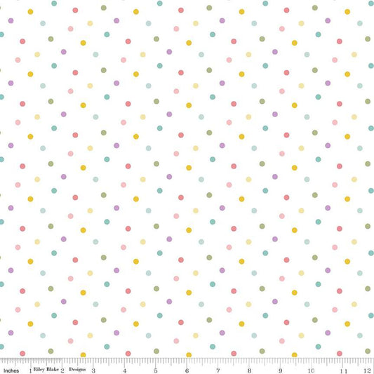 Bunny Trail Dots White