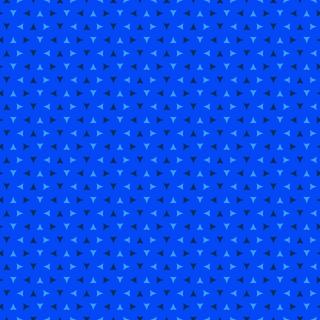 Quilt in Color Tiny Triangles Blue