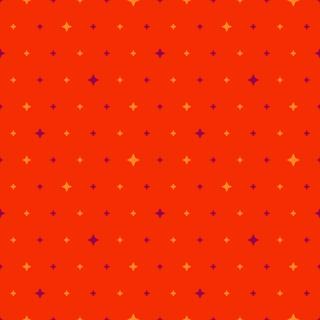 Quilt in Color Twinkle Stars Orange