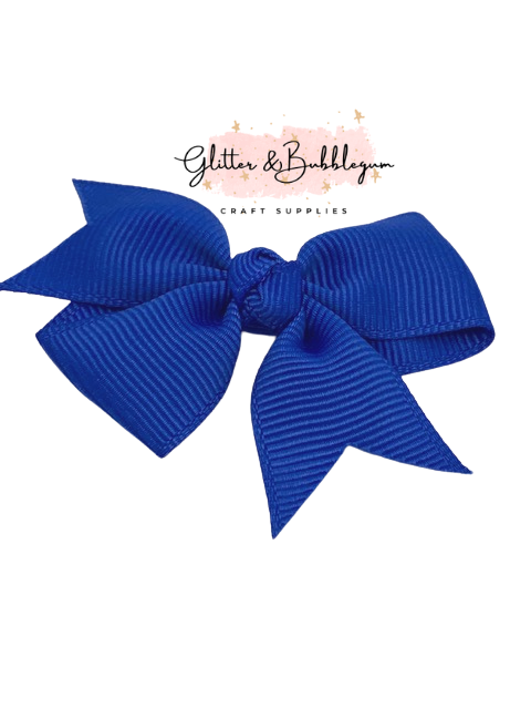 2 inch wide Ribbon Pigtail Bows 10 pack