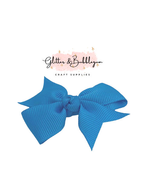 2 inch wide Ribbon Pigtail Bows 10 pack