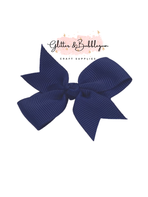 2 inch wide Ribbon Pigtail Bows 10 pack