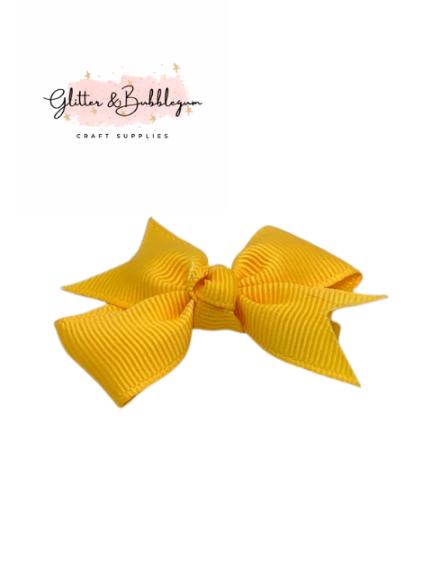 2 inch wide Ribbon Pigtail Bows 10 pack