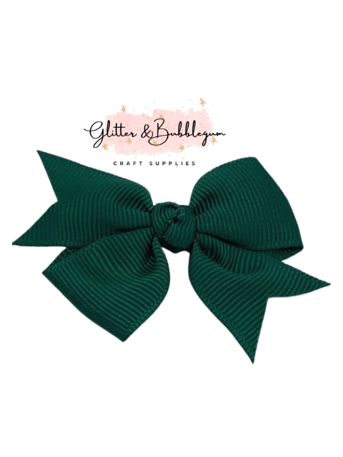 2 inch wide Ribbon Pigtail Bows 10 pack