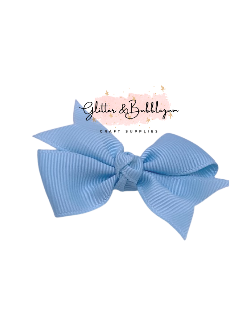 2 inch wide Ribbon Pigtail Bows 10 pack