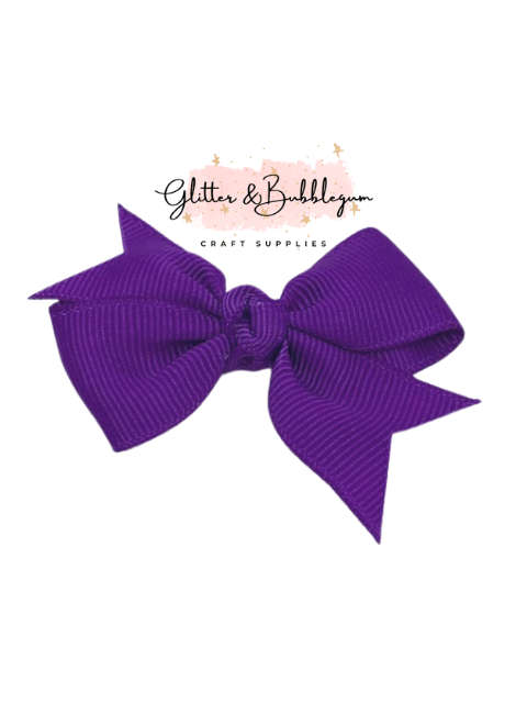 2 inch wide Ribbon Pigtail Bows 10 pack