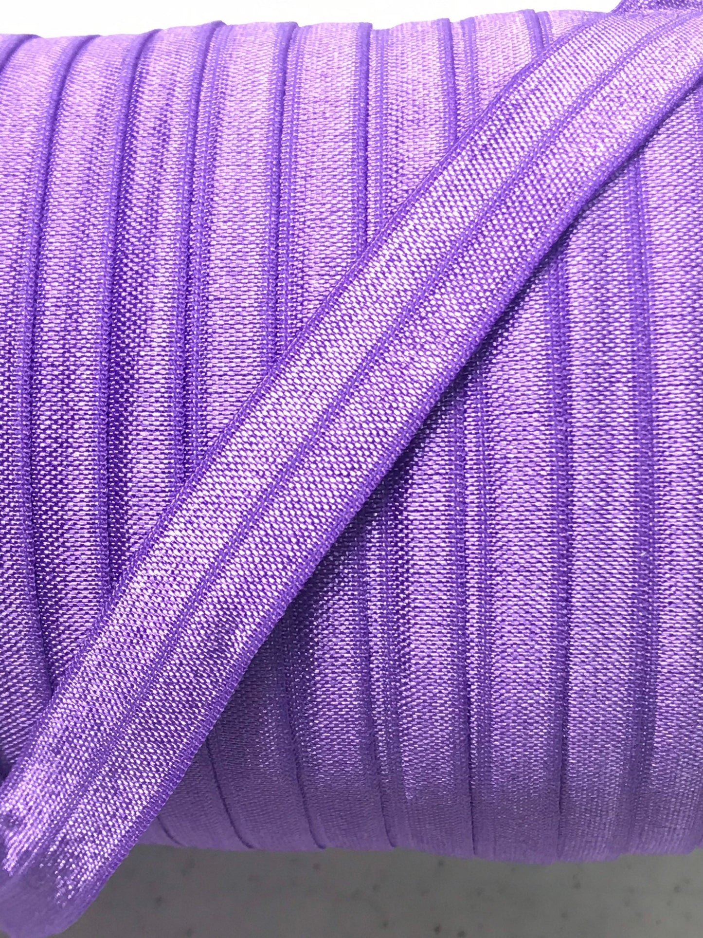 Fold Over Elastic Medium Lilac 5/8 inch wide