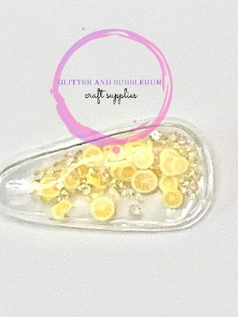 Snap Clip Shaker Covers - Lemonade clay shaker 10 pack