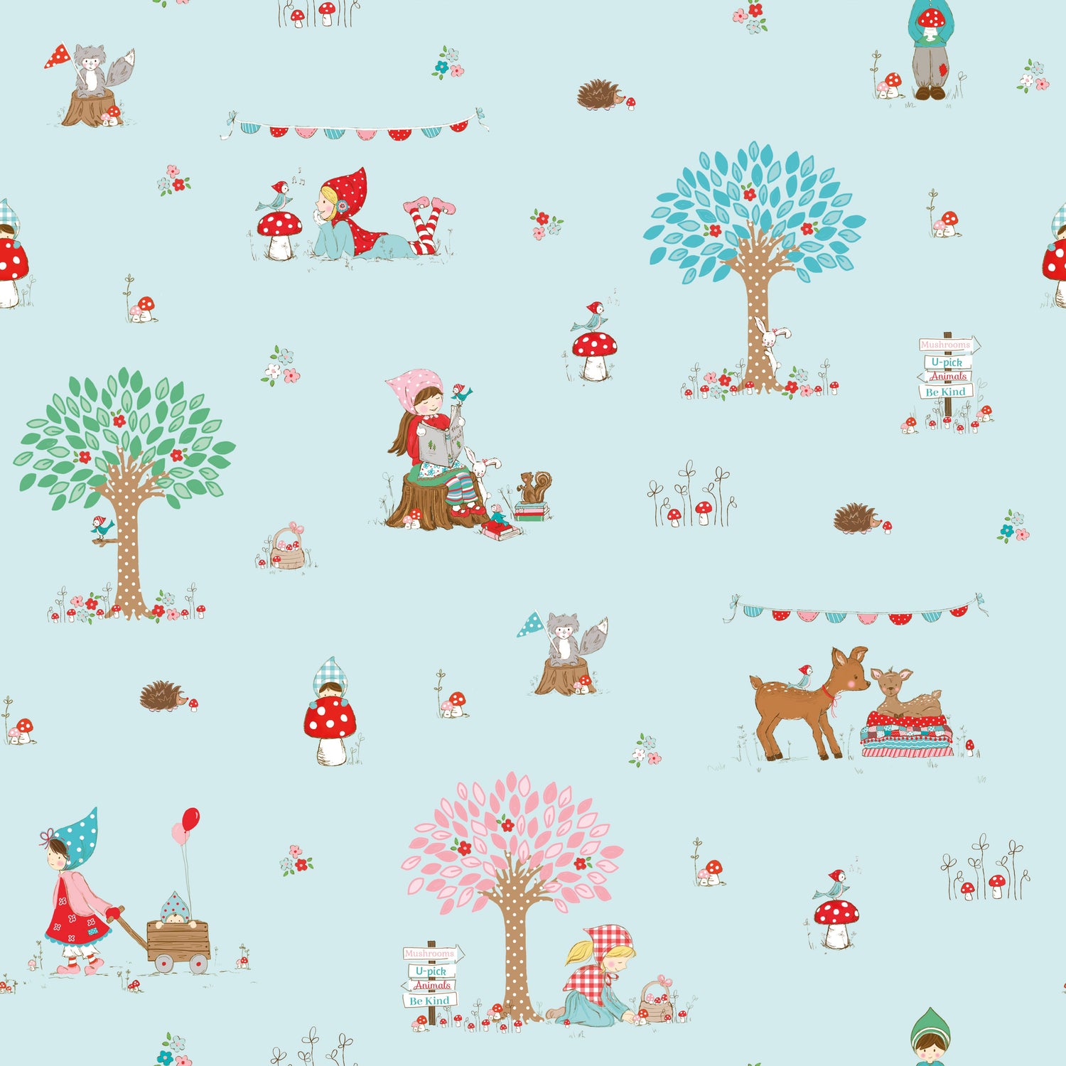 Whimsical Woodland fabric line from Riley Blake