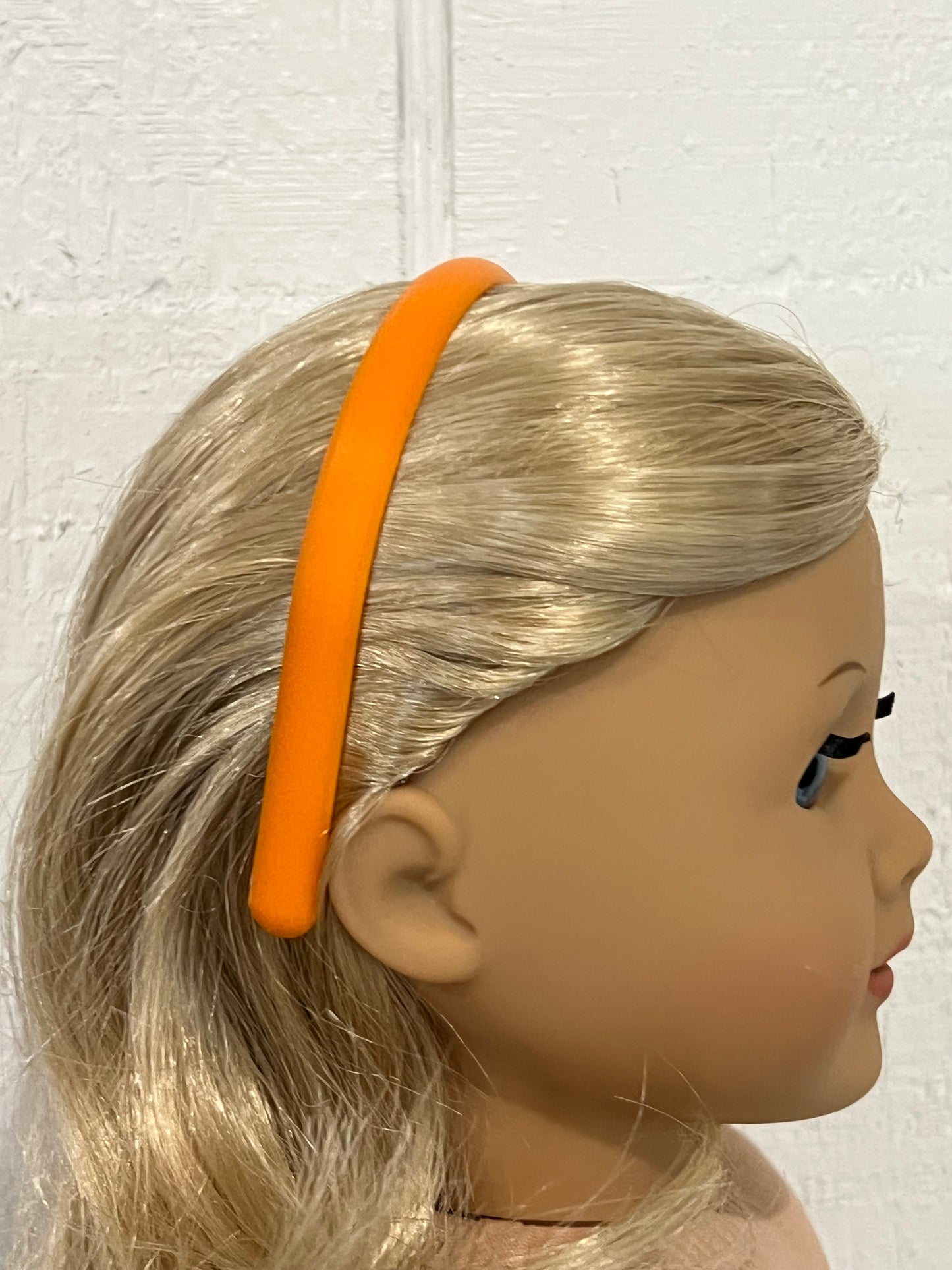 Headband for American Girl Doll - Pumpkin Orange