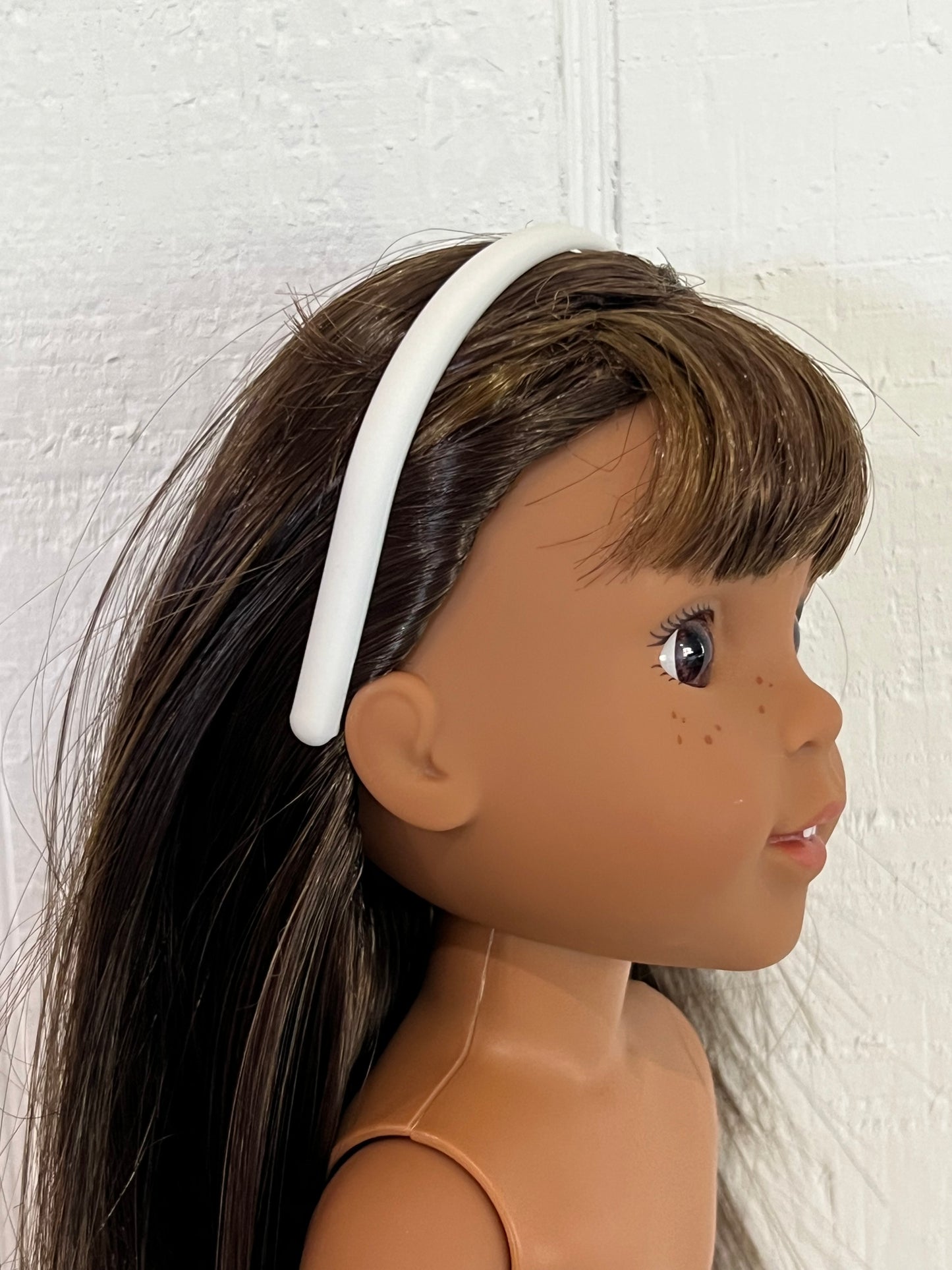 Headband for Wellie Wisher Doll - Jade White