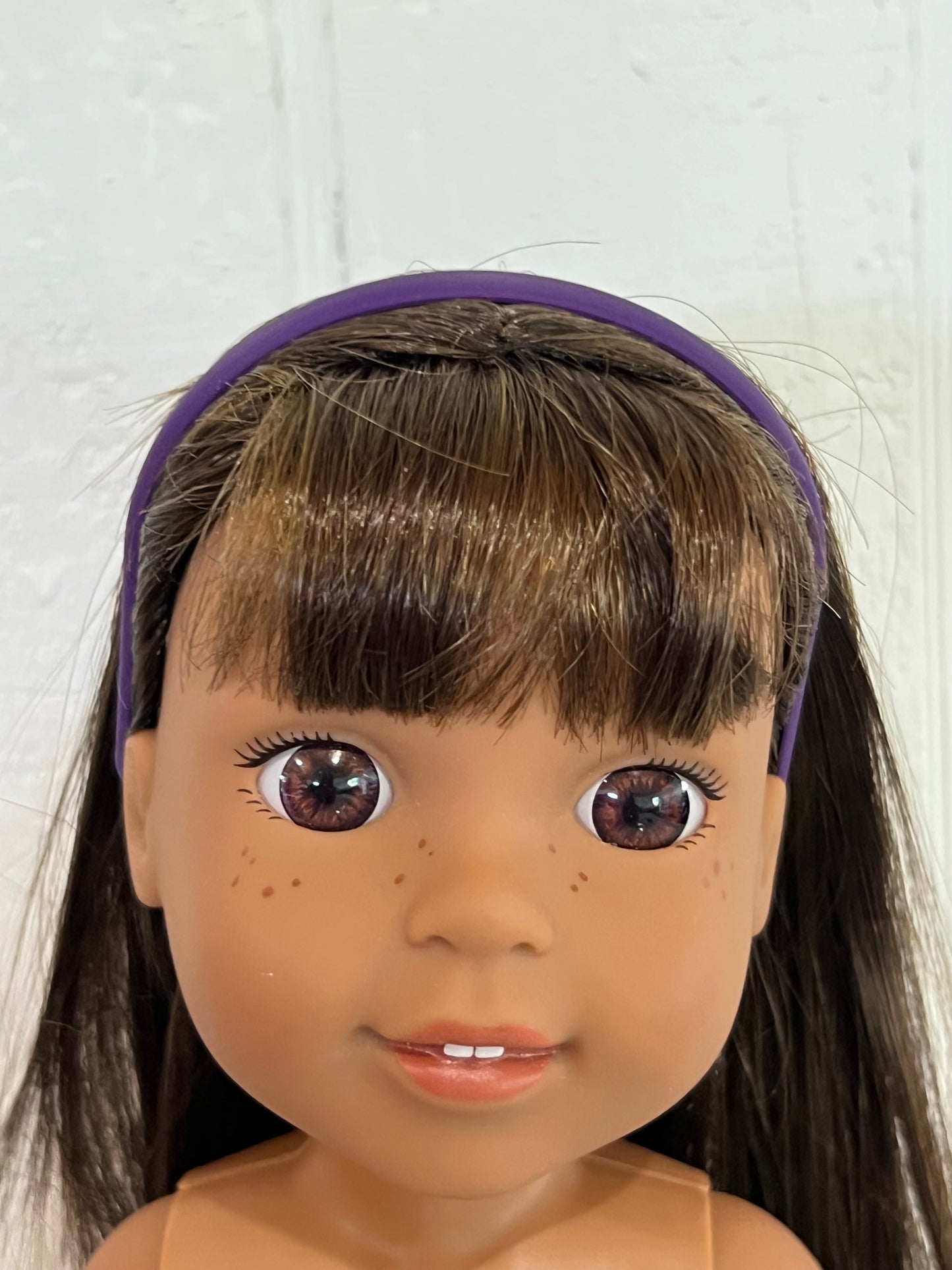 Headband for Wellie Wisher Doll - Indigo Purple