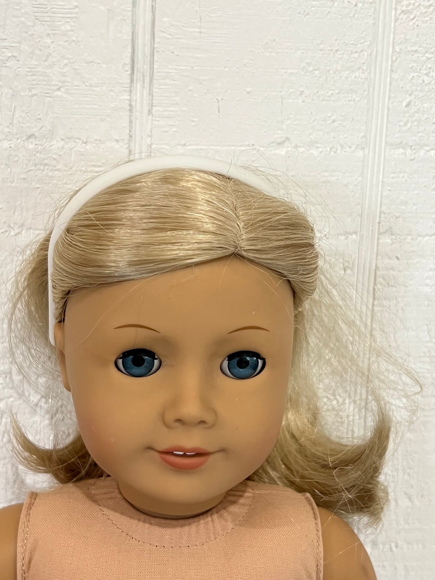 Headband for American Girl Doll - Jade White