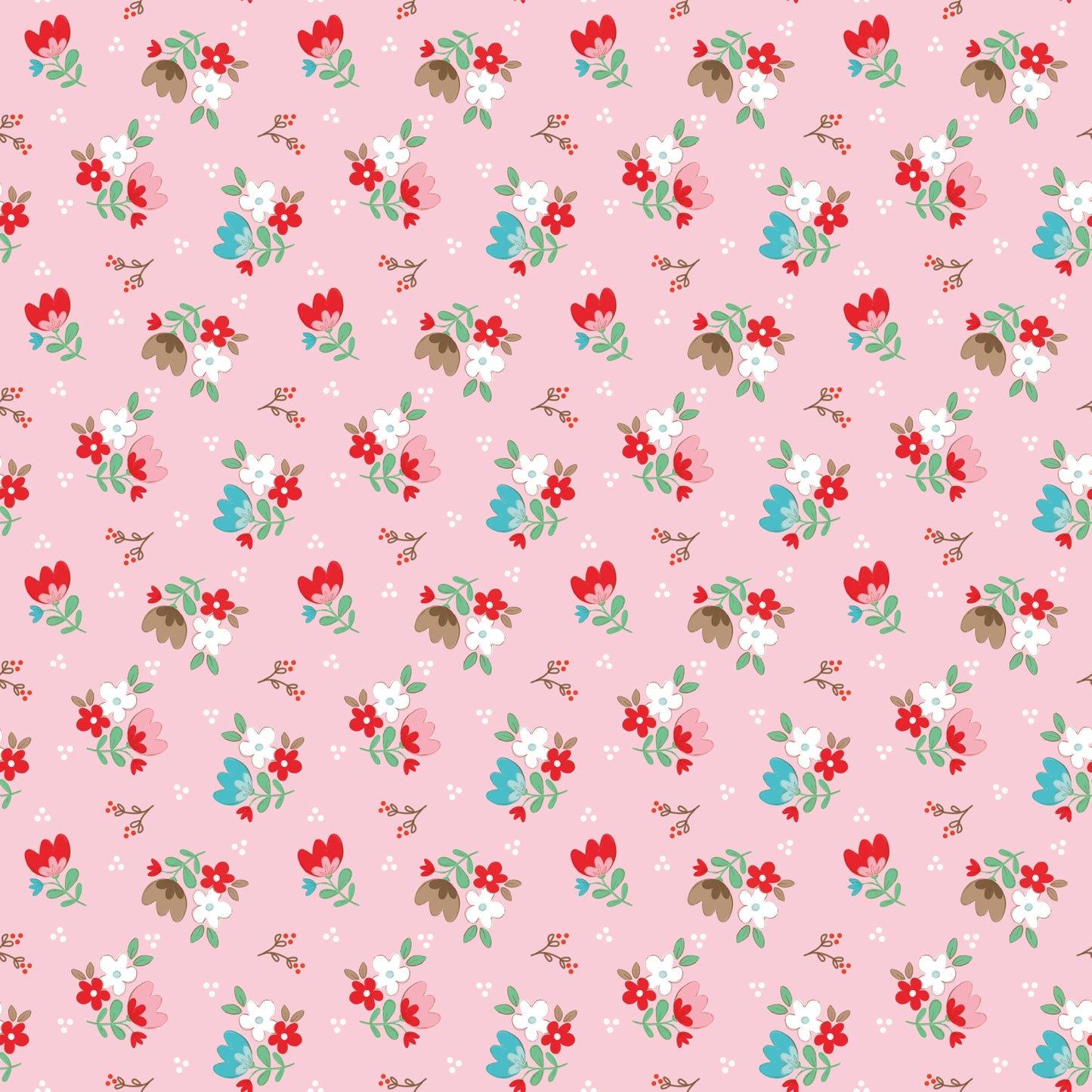 Whimsical Woodland Floral Pink