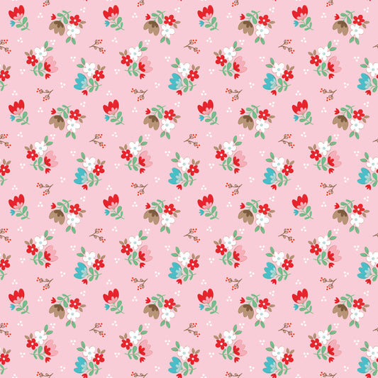 Whimsical Woodland Floral Pink