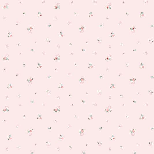 Whimsical Woodland Mushrooms Pink