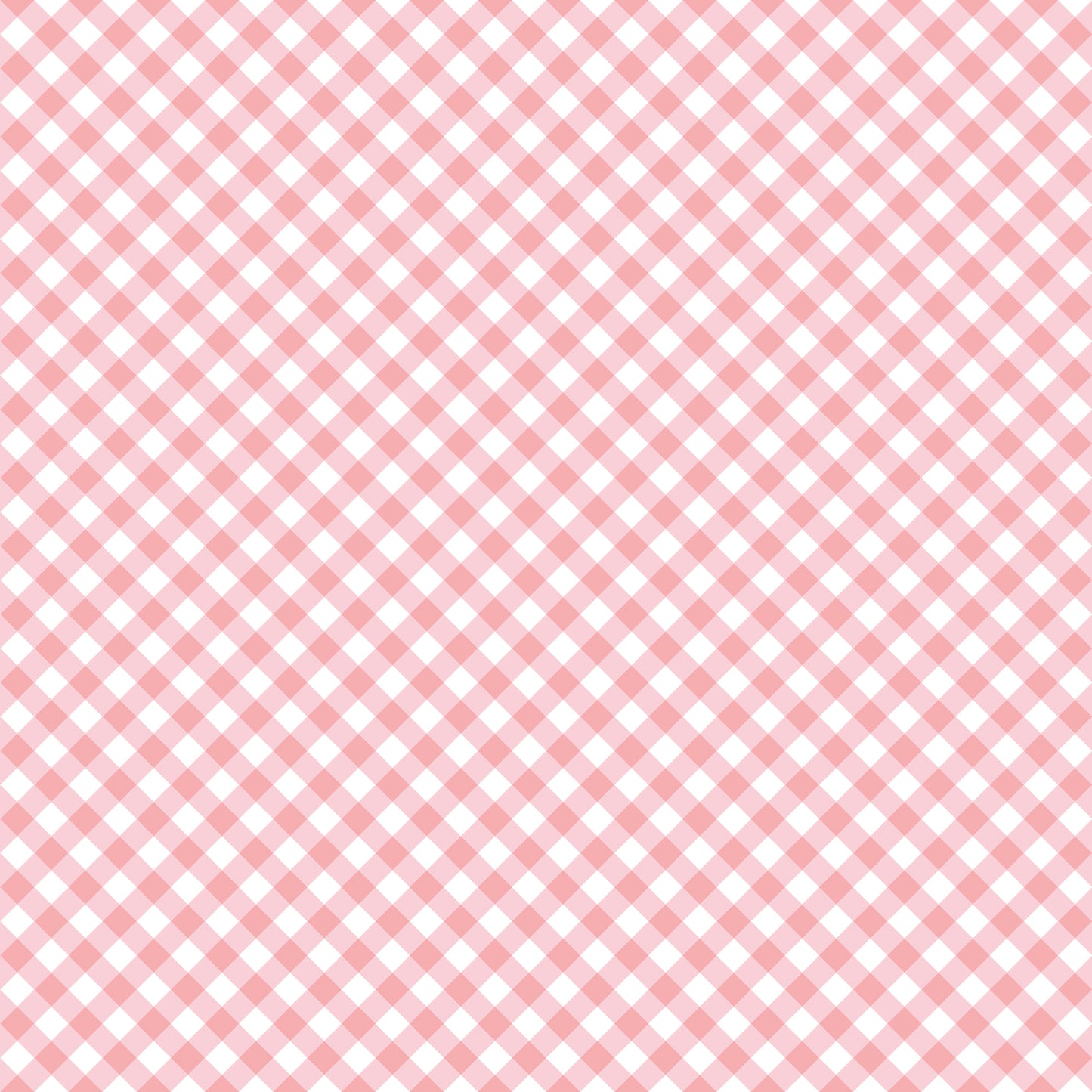 Whimsical Woodland Diagonal Gingham Pink