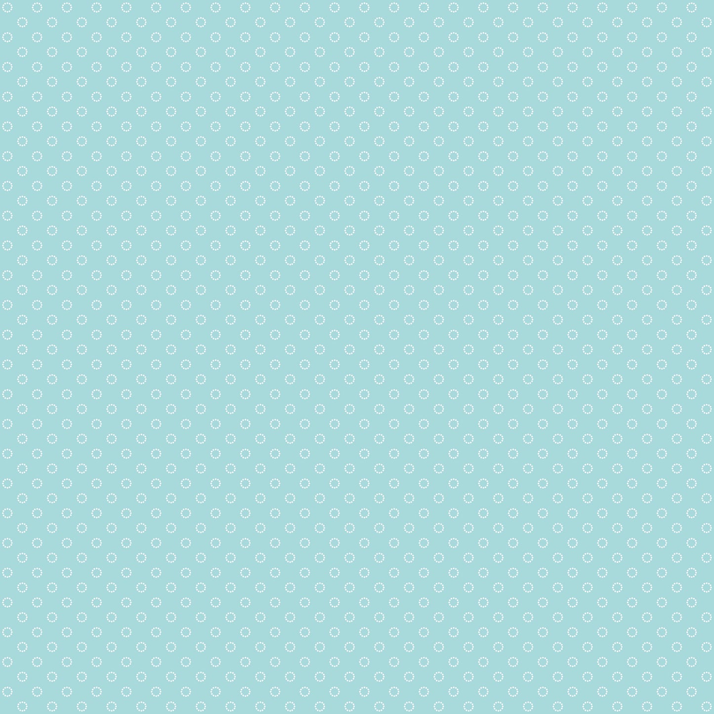 Whimsical Woodland Circle Dots Aqua