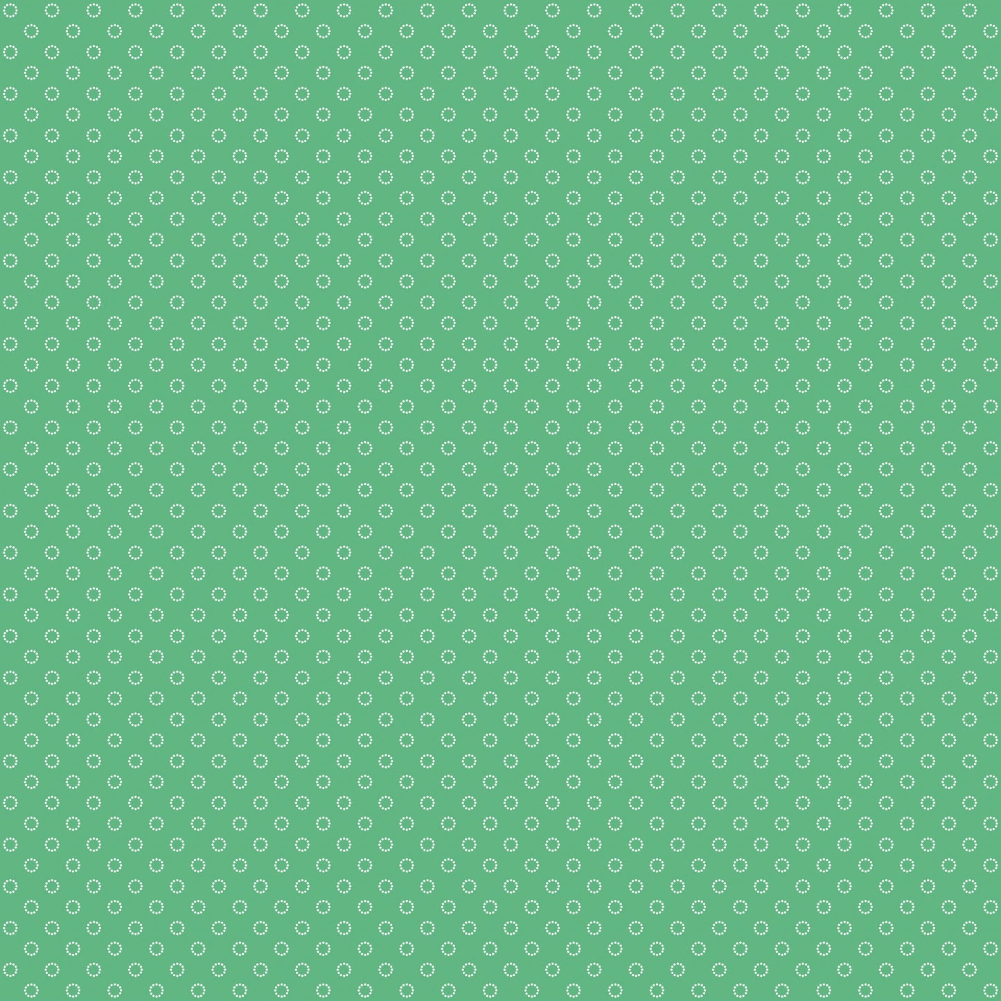 Whimsical Woodland Circle Dots Green