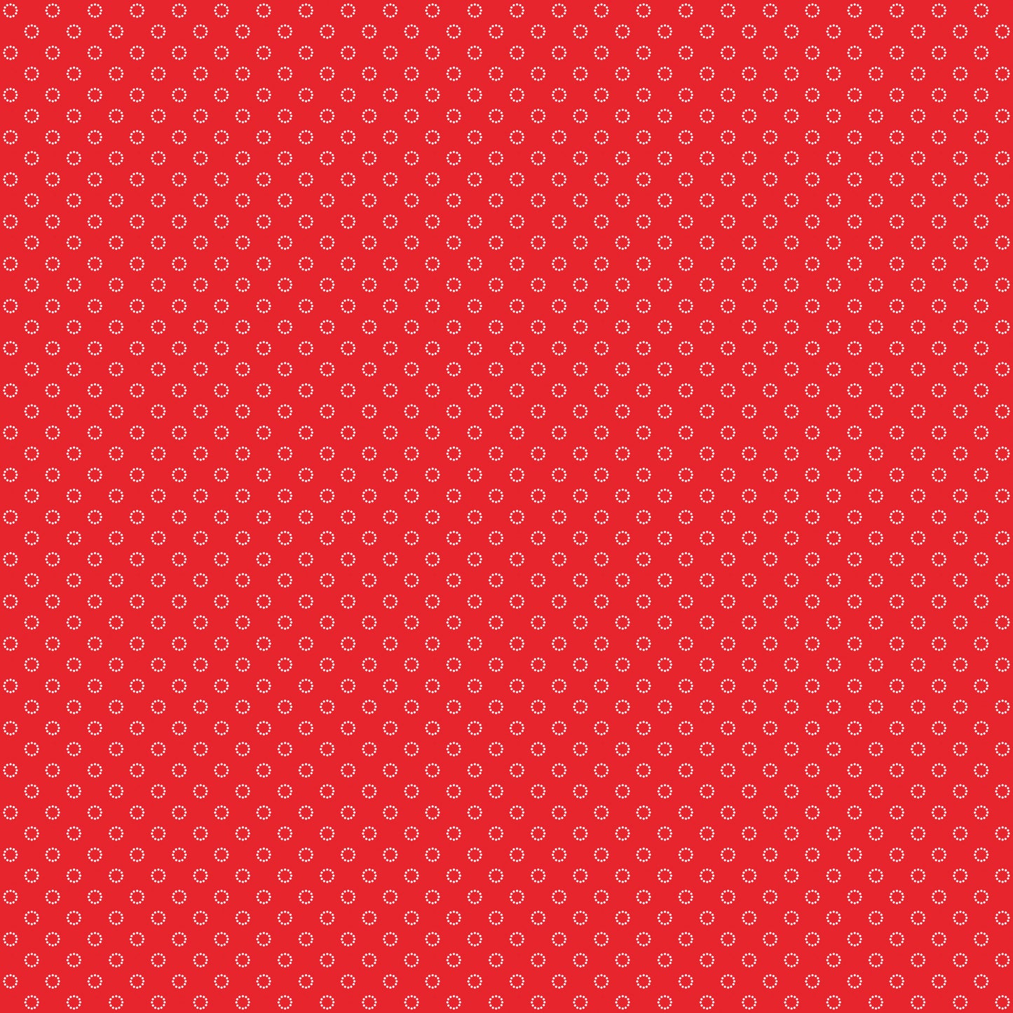 Whimsical Woodland Circle Dots Red