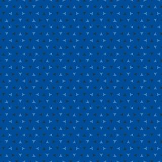 Quilt in Color Tiny Triangles Blue
