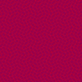 Quilt in Color Wavy Grid Red