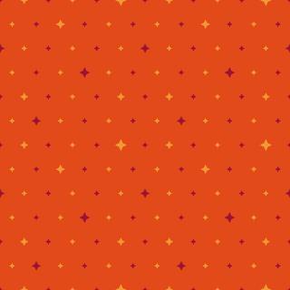 Quilt in Color Twinkle Stars Orange
