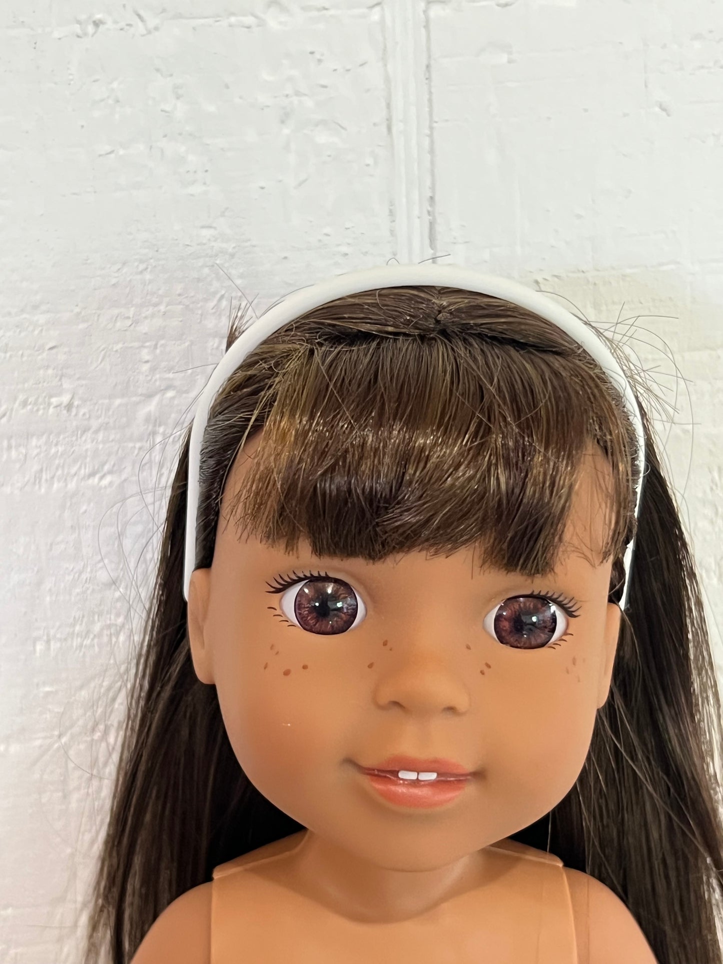 Headband for Wellie Wisher Doll - Jade White