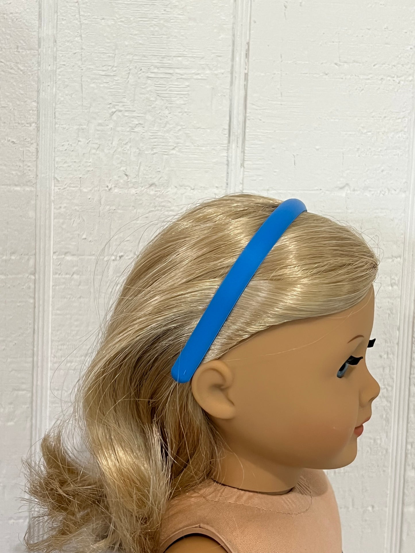 Headband for American Girl Doll - Cyan