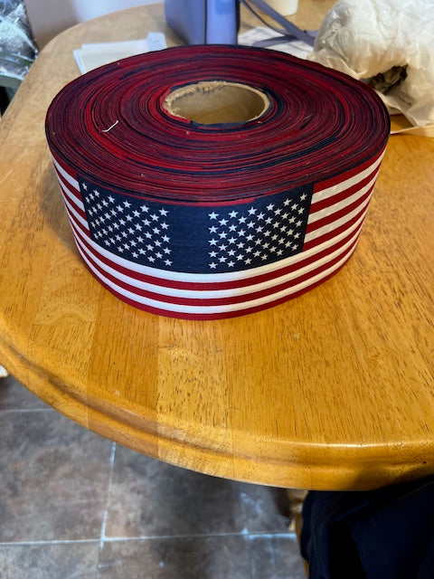 4 inch x 6 inch American Flag 1 yard cuts