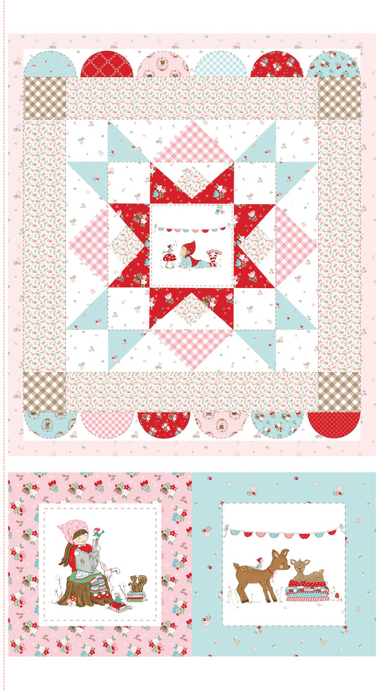Whimsical Woodland Wall Hanging and Pillow Panel