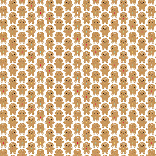 Gingerbread Kisses Gingerbread Men White