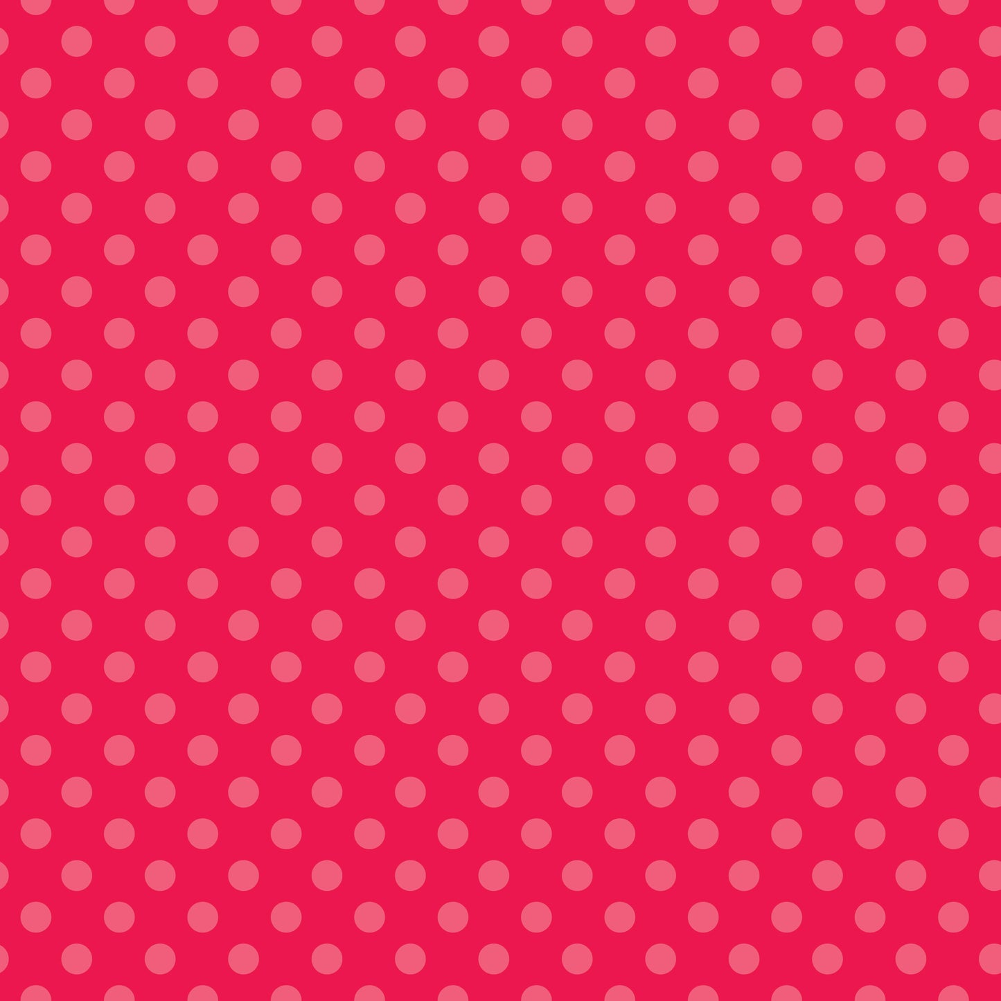 Gingerbread Kisses Polka Dots Red