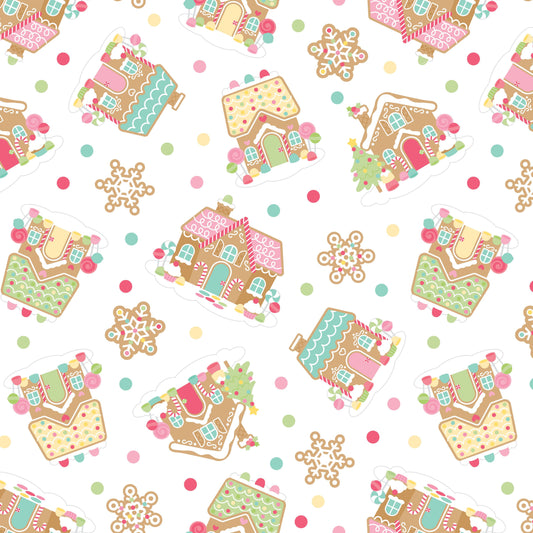 Gingerbread Kisses Main White