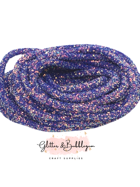 Chunky Glitter Tubing Purple