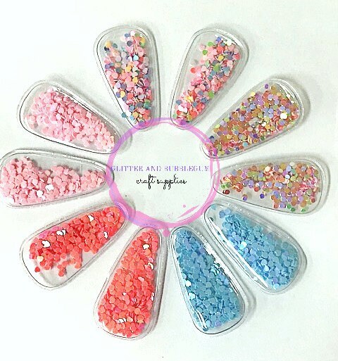 Snap Clip Shaker Covers - Confetti 10 pack