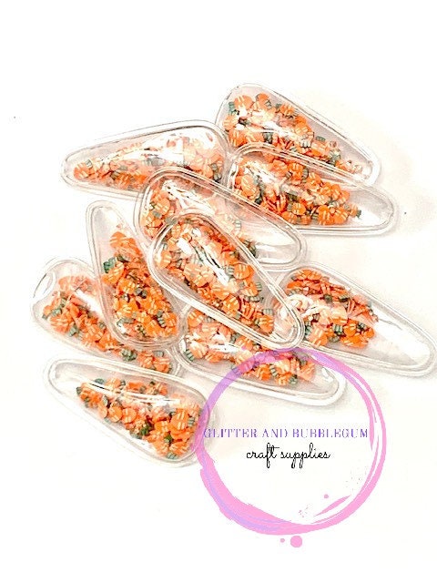 Snap Clip Shaker Covers - Crunchy Carrot clay shaker