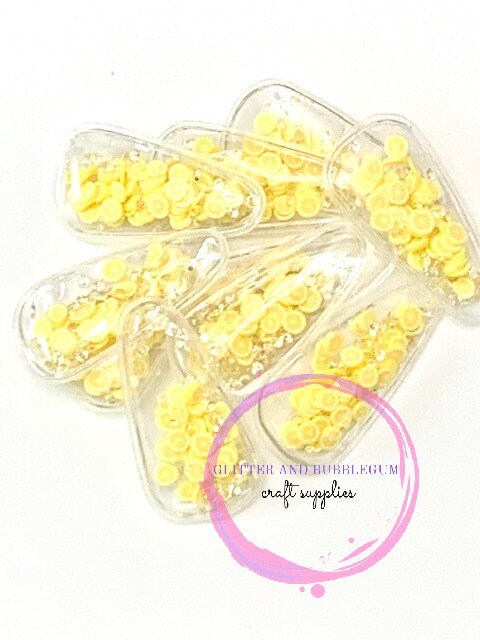 Snap Clip Shaker Covers - Lemonade clay shaker 10 pack